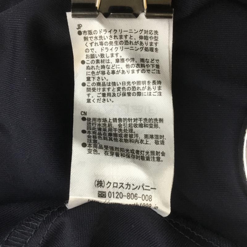 アースミュージックアンドエコロジー earth music&ecology ワンピース ひざ丈スカート M 無地 紺 / ネイビー / レディース USED 古着 中古 10069191