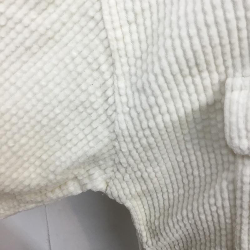 フリークスストア FREAK'S STORE シャツ、ブラウス 長袖 183-3008 ビッグシルエット コーデュロイ FREE 無地 アイボリー / アイボリー / レディース USED 古着 中古 10069310