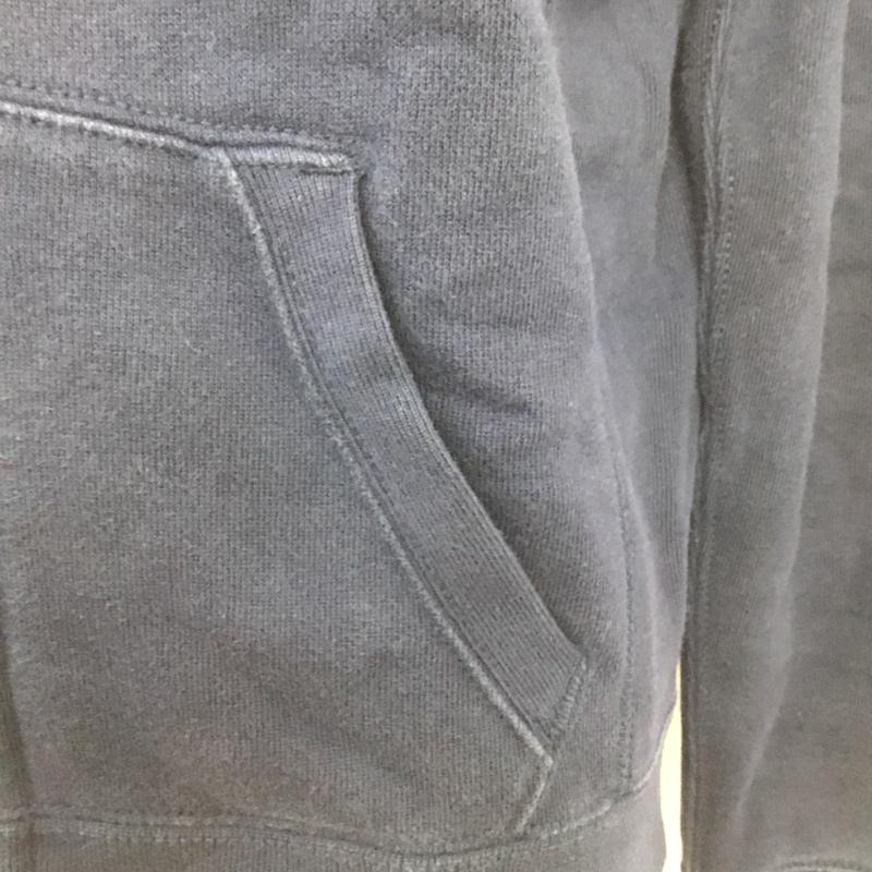 ラルフローレン RALPHLAUREN パーカー 長袖 ジップパーカー M 無地 紺 / ネイビー / レディース USED 古着 中古 10069388