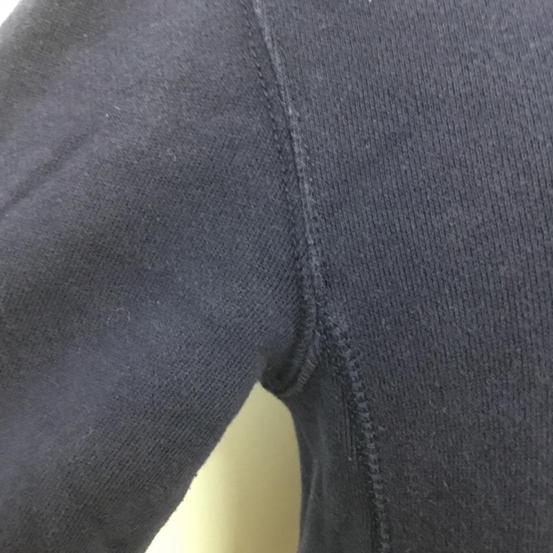 ラルフローレン RALPHLAUREN パーカー 長袖 ジップパーカー M 無地 紺 / ネイビー / レディース USED 古着 中古 10069388