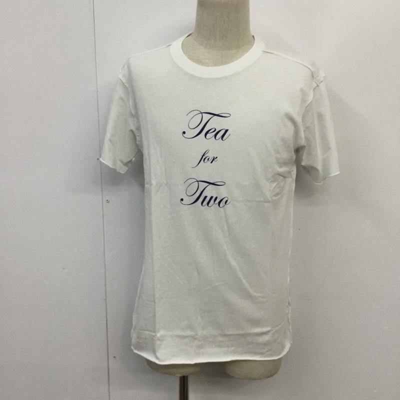 エーケーエーシックス AKA SIX Tシャツ 半袖 Fragment design tea for two S ロゴ、文字 白 / ホワイト / メンズ USED 古着 中古 10069417