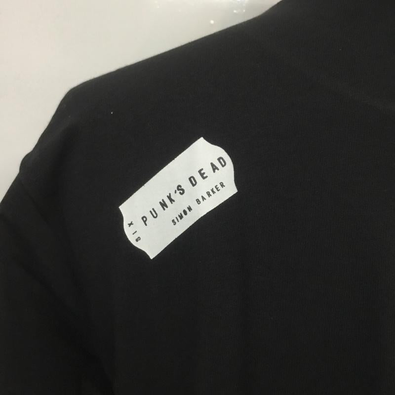 エーケーエーシックス AKA SIX Tシャツ 半袖 Fragment design tea for two S ロゴ、文字 黒 / ブラック / メンズ USED 古着 中古 10069418