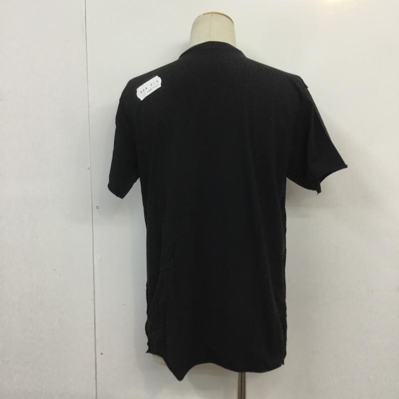 エーケーエーシックス AKA SIX Tシャツ 半袖 クルーネック M 無地 黒 / ブラック / メンズ USED 古着 中古 10069420