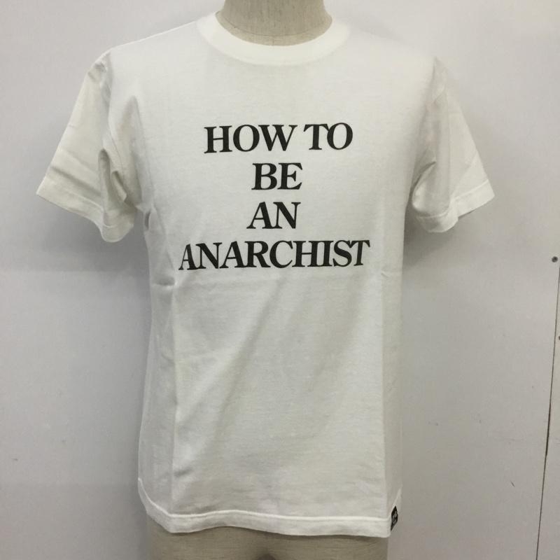 フォーティーパーセントアゲインストライツ FORTY PERCENTS AGAINST RIGHTS Tシャツ 半袖 FPAR Media Guerrilla HOW TO BE AN ANARCHIST 1 ロゴ、文字 白 / ホワイト / メンズ USED 古着 中古 10069422