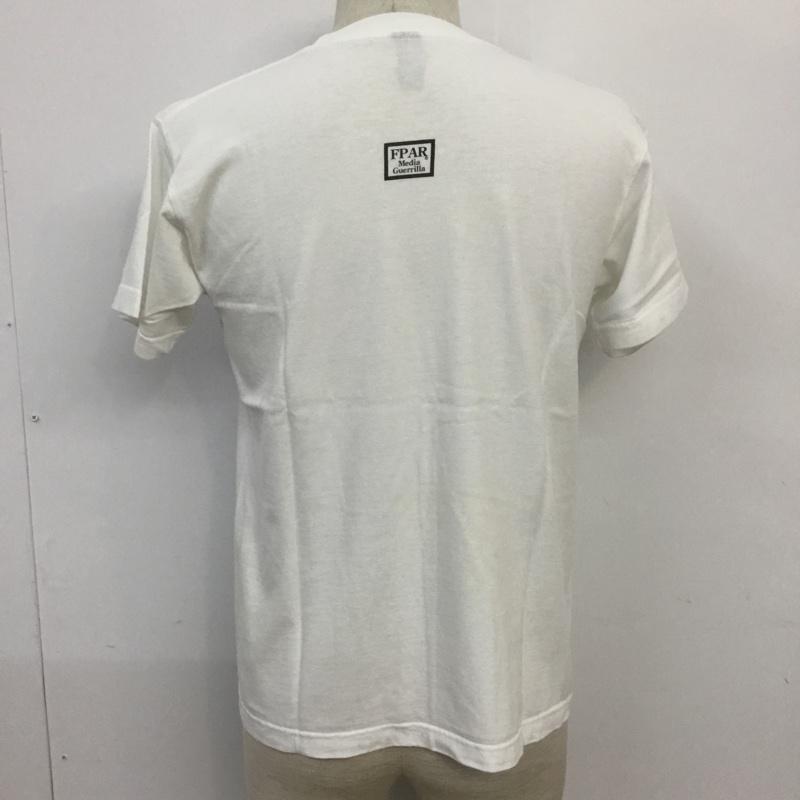 フォーティーパーセントアゲインストライツ FORTY PERCENTS AGAINST RIGHTS Tシャツ 半袖 FPAR Media Guerrilla HOW TO BE AN ANARCHIST 1 ロゴ、文字 白 / ホワイト / メンズ USED 古着 中古 10069422