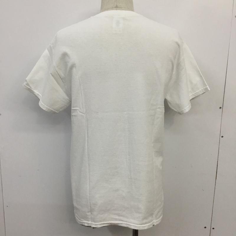 ギルダン GILDAN Tシャツ 半袖 MFSB M ロゴ、文字 白 / ホワイト / メンズ USED 古着 中古 10069423