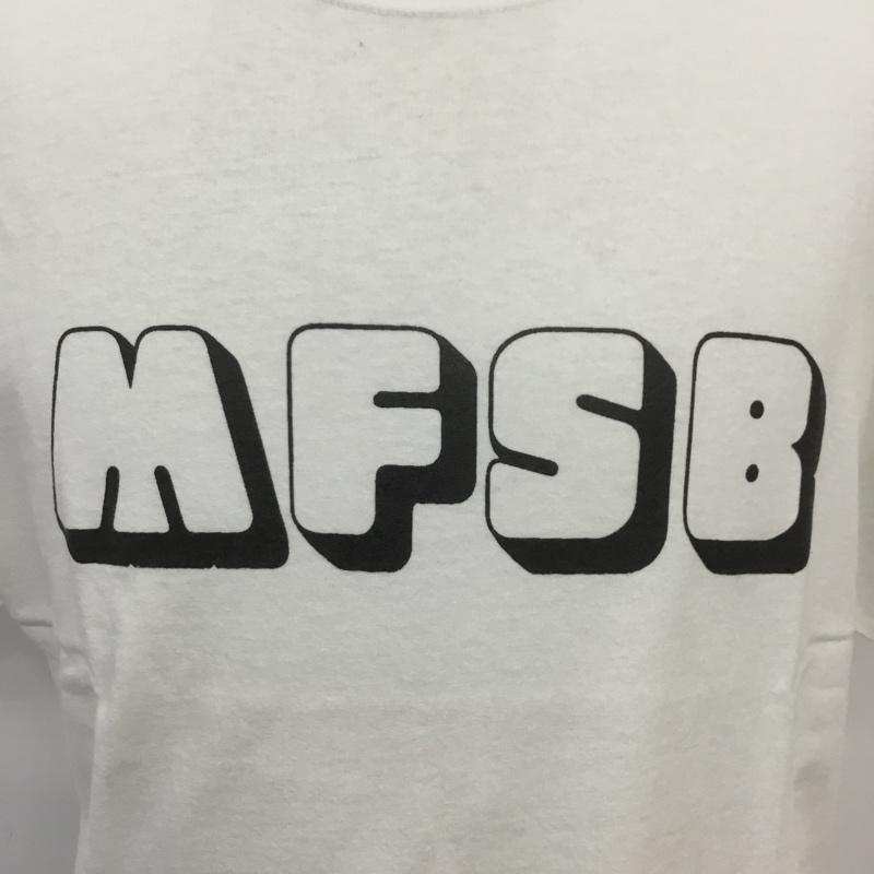 ギルダン GILDAN Tシャツ 半袖 MFSB M ロゴ、文字 白 / ホワイト / メンズ USED 古着 中古 10069423