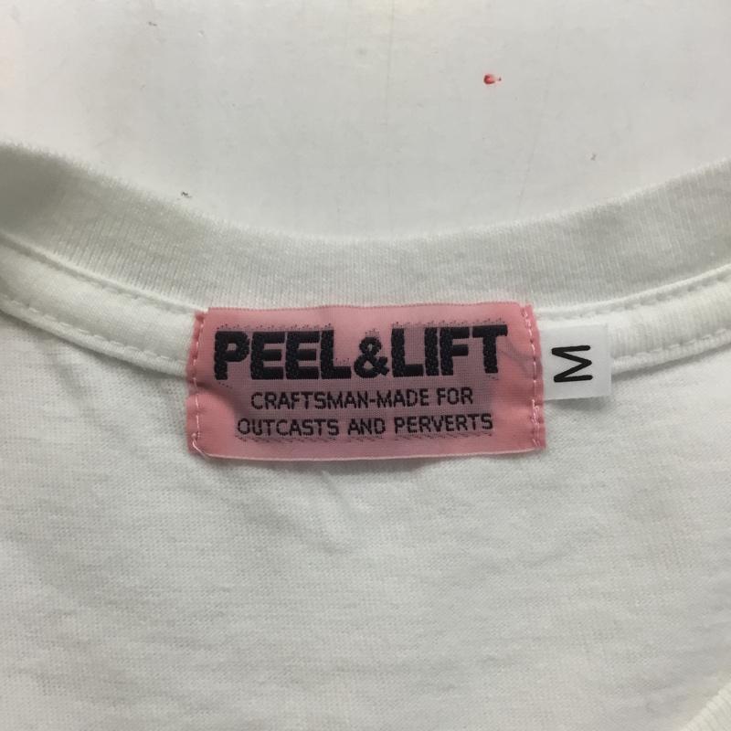 ピールアンドリフト PEEL&LIFT Tシャツ 半袖 PL17-MASST003 71-84 M プリント 白 / ホワイト / メンズ USED 古着 中古 10069426