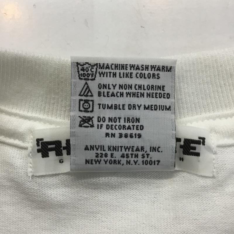 リゾネイトグッドイナフ RESONATE GOODENOUGH Tシャツ 半袖 グラフィック M プリント 白 / ホワイト / メンズ USED 古着 中古 10069428