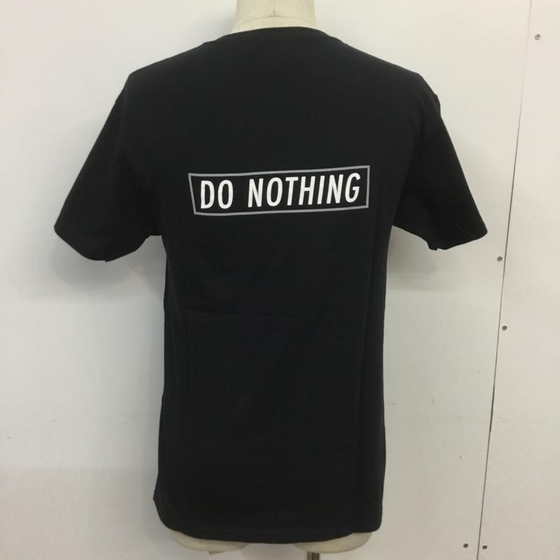 ドゥーナッシングコングレス do nothing congress Tシャツ 半袖 FASHION COLD WAR プリント S ロゴ、文字 黒 / ブラック / メンズ USED 古着 中古 10069429