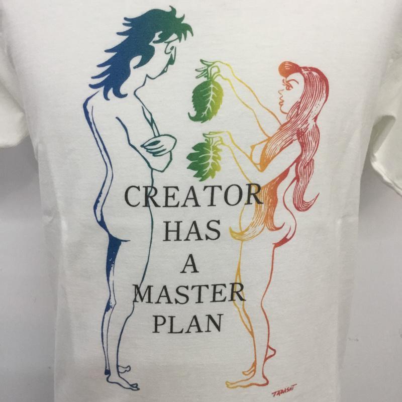 フラグメント FRAGMENT Tシャツ 半袖 MORO TADASHI ADAM & EVE 17AW M プリント 白 / ホワイト / メンズ USED 古着 中古 10069430