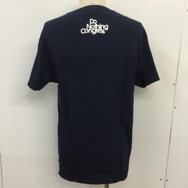 ドゥーナッシングコングレス do nothing congress Tシャツ 半袖 A Cup of Tea M ロゴ、文字 紺 / ネイビー / メンズ USED 古着 中古 10069432