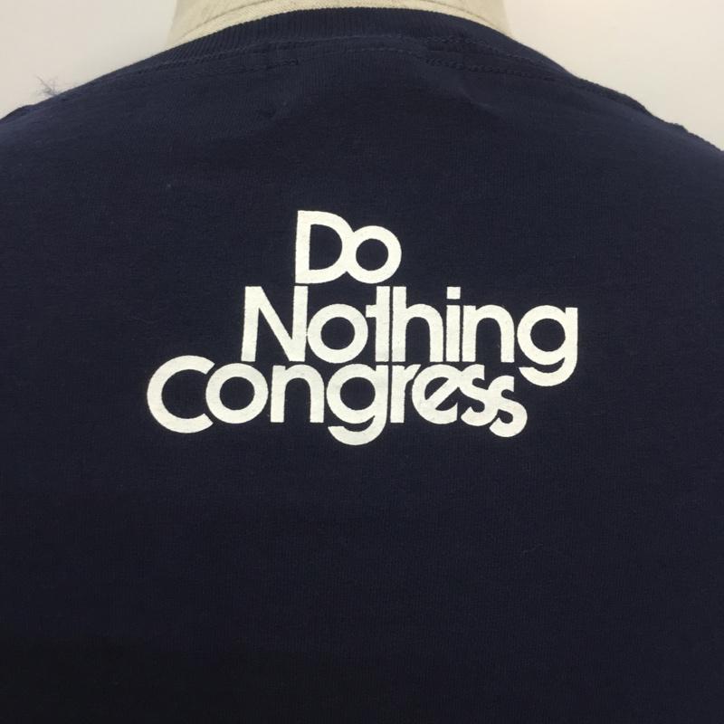 ドゥーナッシングコングレス do nothing congress Tシャツ 半袖 A Cup of Tea M ロゴ、文字 紺 / ネイビー / メンズ USED 古着 中古 10069432