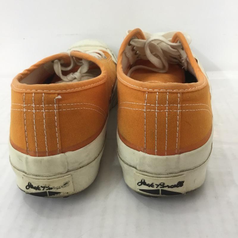 コンバース CONVERSE スニーカー スニーカー 1CK233 JACK PURCELL ジャックパーセル 27cm 箱有 27.0cm ロゴ、文字 橙 / オレンジ / X 白 / ホワイト / メンズ USED 古着 中古 10069491