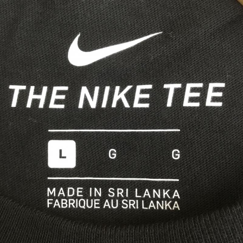 ナイキ NIKE Tシャツ 半袖 DD9160-010 タグ付 L ロゴ、文字 黒 / ブラック / メンズ USED 古着 中古 10069528