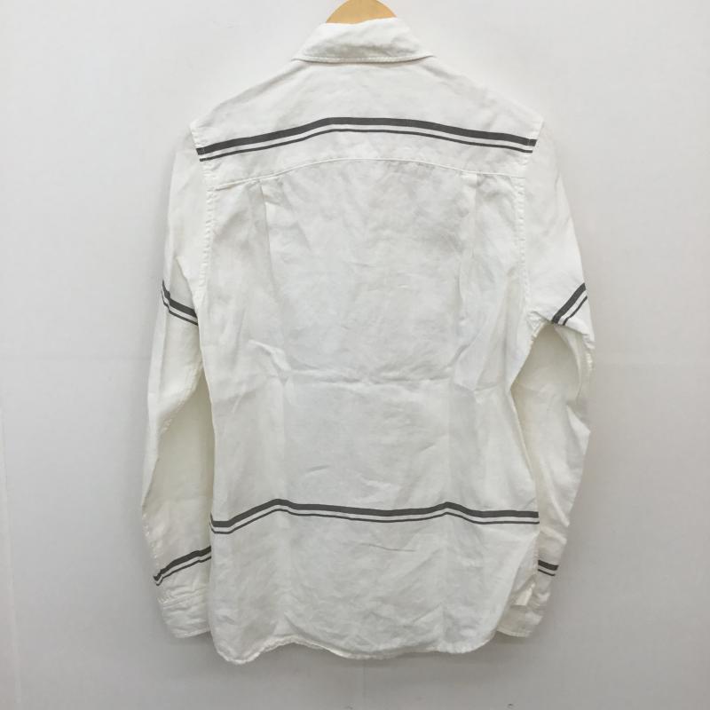 ロンハーマン Ron Herman シャツ、ブラウス 長袖 S 白 / ホワイト / X 灰 / グレー / メンズ USED 古着 中古 10069530