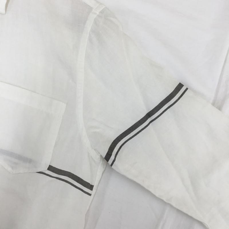 ロンハーマン Ron Herman シャツ、ブラウス 長袖 S 白 / ホワイト / X 灰 / グレー / メンズ USED 古着 中古 10069530