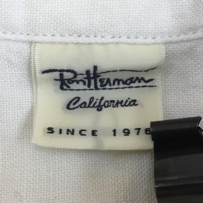 ロンハーマン Ron Herman シャツ、ブラウス 長袖 S 白 / ホワイト / X 灰 / グレー / メンズ USED 古着 中古 10069530