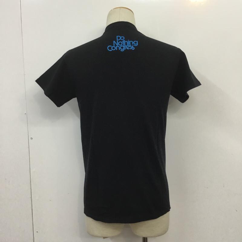 ドゥーナッシングコングレス do nothing congress Tシャツ 半袖 S ロゴ、文字 黒 / ブラック / メンズ USED 古着 中古 10069566