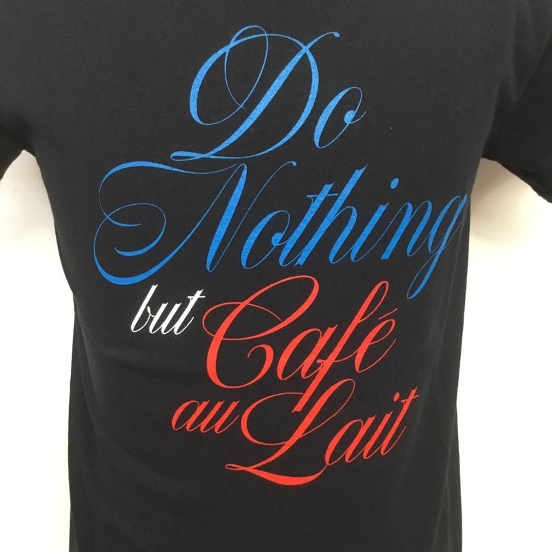 ドゥーナッシングコングレス do nothing congress Tシャツ 半袖 S ロゴ、文字 黒 / ブラック / メンズ USED 古着 中古 10069566
