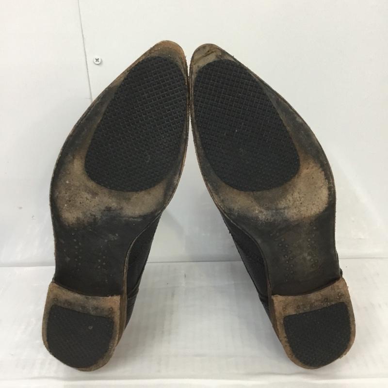フットザコーチャー foot the coacher ブーツ ショートブーツ FT06AW-03 レースアップ ウィングチップ 8 1/2 無地 黒 / ブラック / メンズ USED 古着 中古 10069637