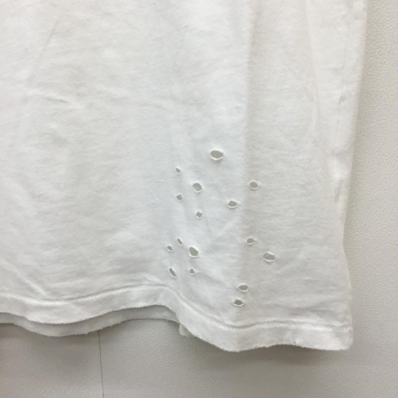 ロンハーマン Ron Herman Tシャツ 半袖 ダメージ加工 S ダメージ加工 白 / ホワイト / メンズ USED 古着 中古 10069680