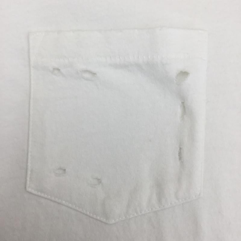 ロンハーマン Ron Herman Tシャツ 半袖 ダメージ加工 S ダメージ加工 白 / ホワイト / メンズ USED 古着 中古 10069680