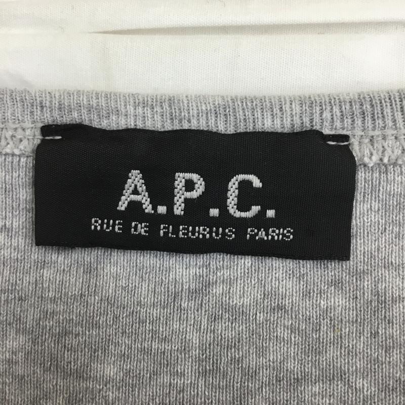 アーペーセー A.P.C. Tシャツ 半袖 無地 灰 / グレー / メンズ USED 古着 中古 10069686
