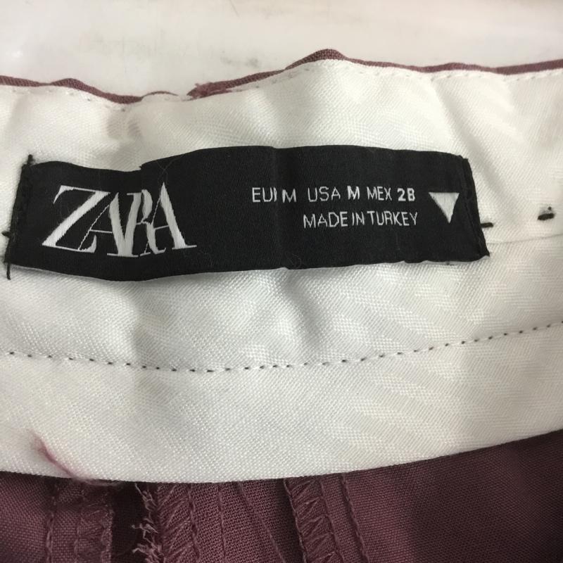 ザラ ZARA パンツ スラックス 3067 213 653 センタープレス M 無地 紫 / パープル / レディース USED 古着 中古 10069740