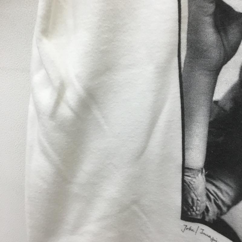 ユーズドクロージング used clothes Tシャツ 半袖 80~90s John Lennon Spud Murphy フォト ENGLAND製 白 / ホワイト / メンズ USED 古着 中古 10069747