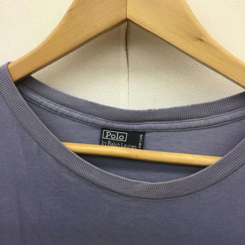 ポロバイラルフローレン Polo by RALPH LAUREN Tシャツ 半袖 90s アメリカ製 ポケット M ワンポイント 紫 / パープル / メンズ USED 古着 中古 10069755