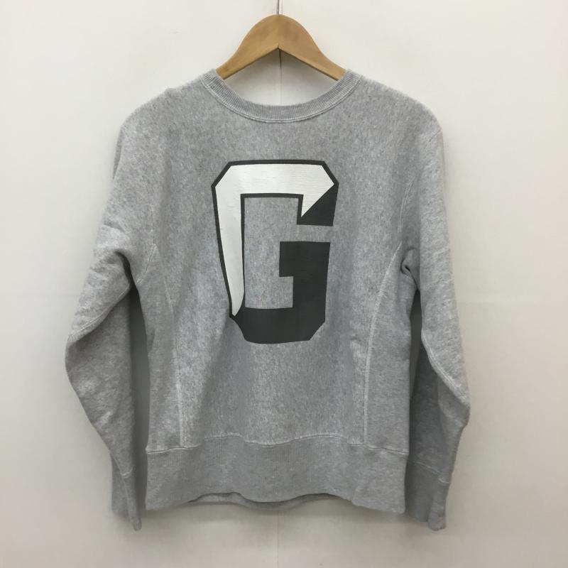 チャンピオン Champion トレーナー 長袖 BEAMS 別注 Reverse Weave 単色タグ 復刻 M ロゴ、文字 灰 / グレー / メンズ USED 古着 中古 10069760