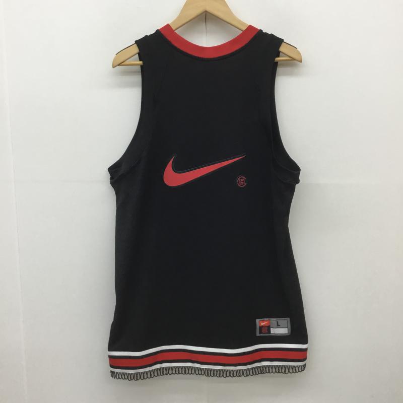 ナイキ NIKE タンクトップ タンクトップ × CLOT AS M NRG GE JERSEY LIONDANCE CQ9344-010 L 黒 / ブラック / X 赤 / レッド / メンズ USED 古着 中古 10069826