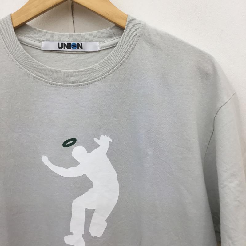 ユニオン UNION Tシャツ 半袖 UNION LA 30周年 30th 後染め加工 Tee 3 プリント 灰 / グレー / メンズ USED 古着 中古 10069828