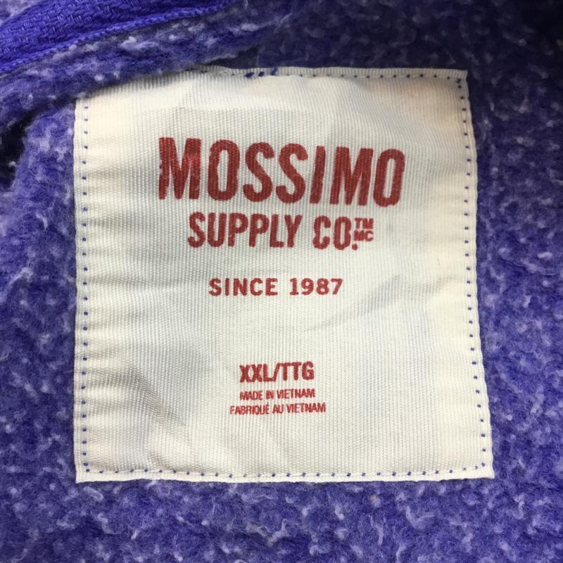 古着 USED パーカー 長袖 MOSSIMO SUPPLY CO ジップアップ XXL 無地 青 / ブルー / メンズ USED 古着 中古 10069856