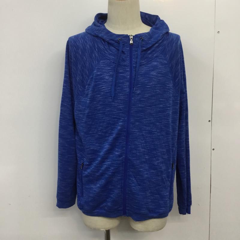古着 USED パーカー 長袖 TEK GEAR ジップアップ XL 無地 青 / ブルー / メンズ USED 古着 中古 10069859