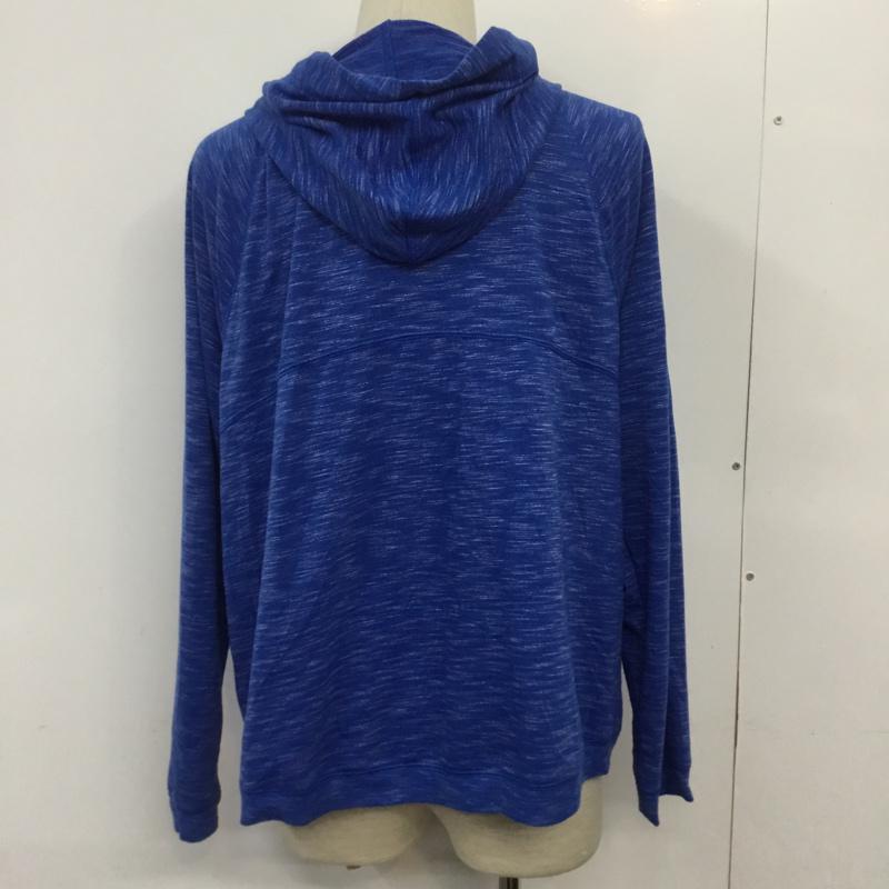 古着 USED パーカー 長袖 TEK GEAR ジップアップ XL 無地 青 / ブルー / メンズ USED 古着 中古 10069859