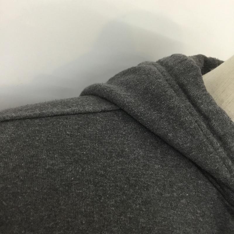チャンピオン Champion パーカー 長袖 フルジップ 裏起毛 S ロゴ、文字 ダークグレー / ダークグレー / メンズ USED 古着 中古 10069862
