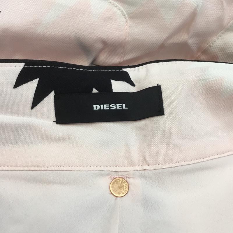 ディーゼル DIESEL ナイトウエア、パジャマ ナイトウェア、パジャマ P-JAMA TROUSERS パンツ タグ付き 総柄 桃 / ピンク / X 黒 / ブラック / X 白 / ホワイト / レディース USED 古着 中古 10069888