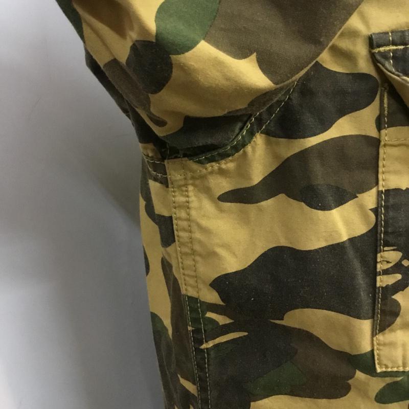 アベイシングエイプ A BATHING APE シャツ、ブラウス 長袖 バックプリント M カモフラージュ柄・迷彩 カーキ / カーキ / X 茶 / ブラウン / X ダークブラウン / ダークブラウン / X ベージュ / ベージュ / メンズ USED 古着 中古 10069963
