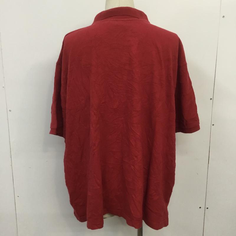 古着 USED ポロシャツ 半袖 3X 無地 赤 / レッド / メンズ USED 古着 中古 10069968