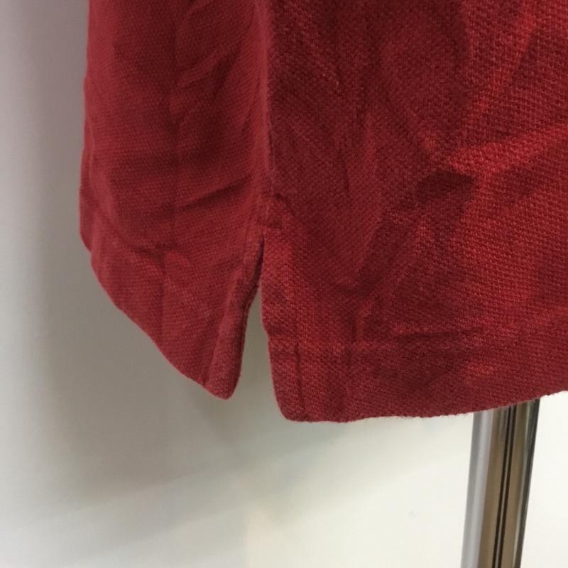 古着 USED ポロシャツ 半袖 3X 無地 赤 / レッド / メンズ USED 古着 中古 10069968