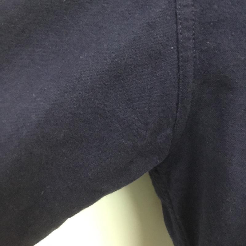 ショットブロス SCHOTT BROS. シャツ、ブラウス 長袖 3135042 コットン L 無地 紺 / ネイビー / メンズ USED 古着 中古 10070088
