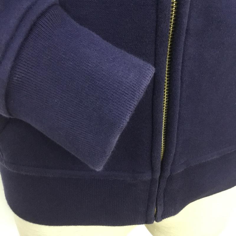 ポロラルフローレン POLO RALPH LAUREN パーカー 長袖 フルジップ ビッグポニー 裏起毛 S ワンポイント 紺 / ネイビー / メンズ USED 古着 中古 10070097