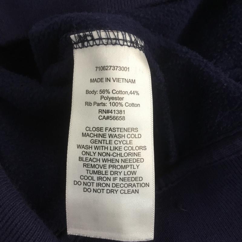 ポロラルフローレン POLO RALPH LAUREN パーカー 長袖 フルジップ ビッグポニー 裏起毛 S ワンポイント 紺 / ネイビー / メンズ USED 古着 中古 10070097