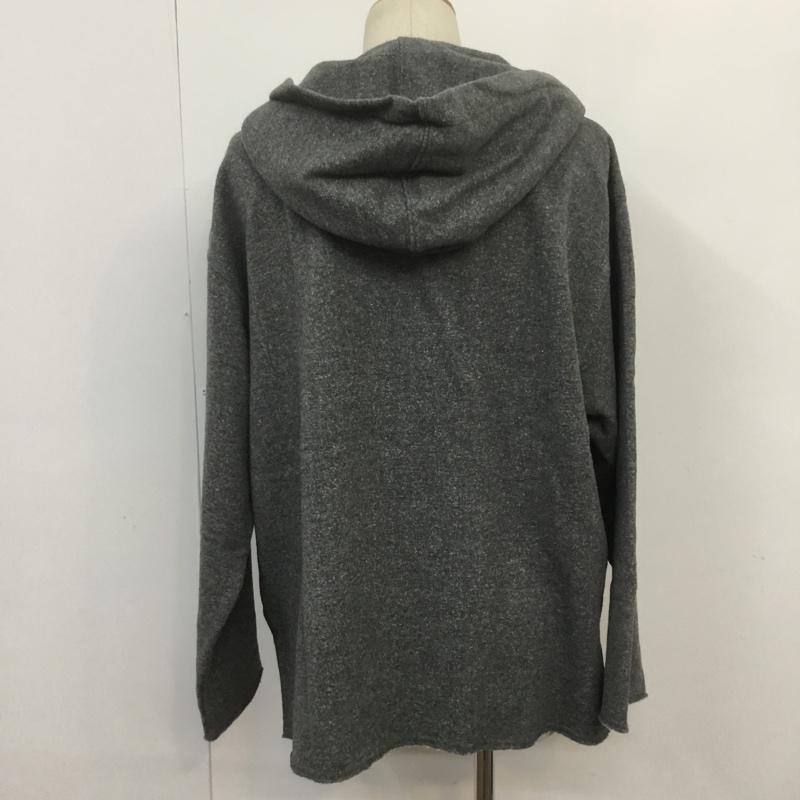 マナスタッシュ MANASTASH パーカー 長袖 7113123 WOOLLY BAJA HOODIE ウーリーバハフーディー プルオーバー タグ付き L 無地 灰 / グレー / メンズ USED 古着 中古 10070099