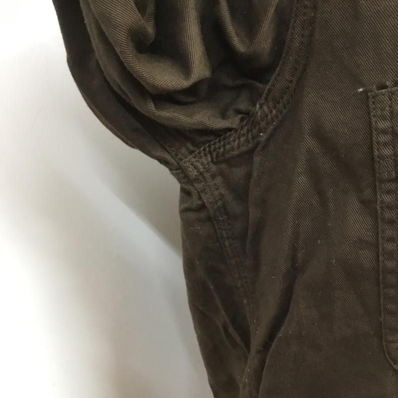 テンダーロイン TENDERLOIN シャツ、ブラウス 長袖 コットン 胸ポケット XS 無地 ダークブラウン / ダークブラウン / メンズ USED 古着 中古 10070110