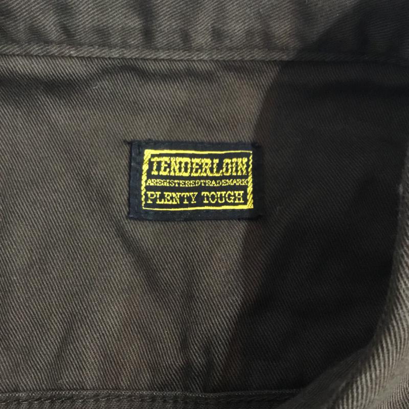 テンダーロイン TENDERLOIN シャツ、ブラウス 長袖 コットン 胸ポケット XS 無地 ダークブラウン / ダークブラウン / メンズ USED 古着 中古 10070110