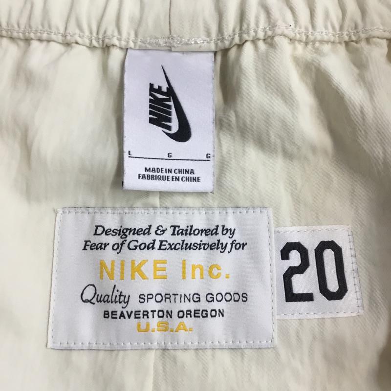 ナイキ NIKE パンツ ショートパンツ CU4690-271 NBA Fear of God L ワンポイント アイボリー / アイボリー / メンズ USED 古着 中古 10070298