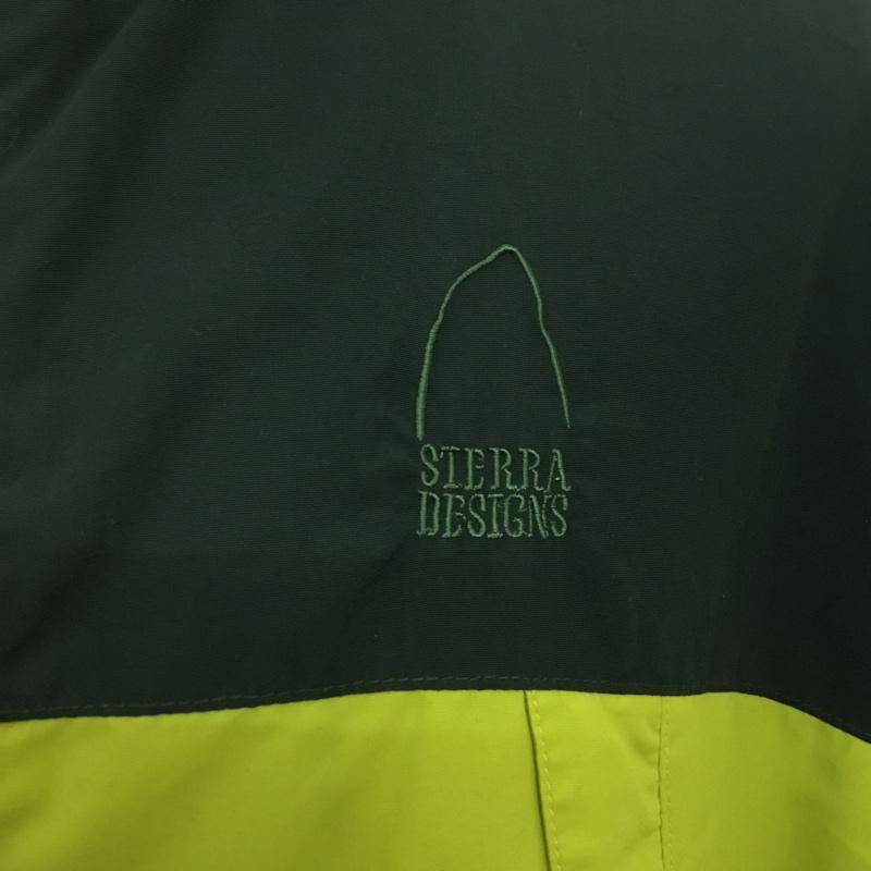 シェラデザイン SIERRA DESIGNS ジャケット、上着 ジャンパー、ブルゾン 10946034 切替えマウンテンパーカー LL ロゴ、文字 緑 / グリーン / X 黄緑 / イエローグリーン / メンズ USED 古着 中古 10070326